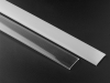 ALU-2005 LED Aluminum Channel - Surface - For Strips Up To 27mm - Silver - 1m / 2m - Frosted Lens