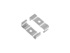 ALU-2540 Aluminum Channel - Surface / Hanging mount - For Strips Up To 17mm - Silver - 1m / 2m - Frosted Lens