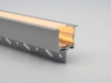 ALU-5055-R LED Aluminum Channel - Recessed - For Strips Up To 25mm - Silver - 1m / 2m - Frosted Lens