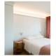 ARC-PR-SI Architrave/Picture Rail Profile - Surface - For Strips Up To 12mm - Silver - 1m / 2m - Frosted Lens