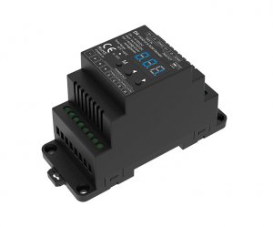 12-48VDC 4 Channel Constant Voltage DMX512 & RDM Decoder - White / Black - D4