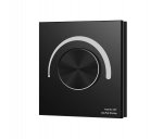 Rotary Glass Panel AC Triac Dimmer - White / Black - S1-K