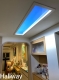 1X4ft LED Artificial Skylight Smart Home Wifi Control Ceiling Lamp Indoors - 120W - Tunable CCT - Dimmable - 1800~10000K