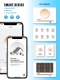 1X6ft LED Artificial Skylight Smart Home Wifi Control Ceiling Lamp Indoors - 180W - Tunable CCT - Dimmable - 1800~10000K