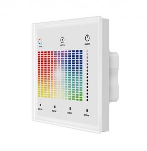 1 Zone RGB 100-240VAC Wall Mounted Touch DALI Panel TD3-SH
