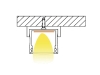ALU-2007 LED Aluminum Channel - Surface - For Strips Up To 20mm - Silver - 1m / 2m - Frosted Lens