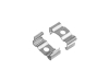 ALU-2008-R LED Aluminum Channel - Recessed - For Strips Up To 20mm - Silver - 1m / 2m - Frosted Lens
