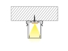 ALU-2525 LED Aluminum Channel - Surface - For Strips Up To 22mm - Silver - 1m / 2m - Frosted Lens