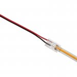 4" Solderless Clamp-On Pigtail Adaptor - 8mm COB LED Strip Lights