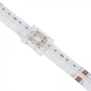 Solderless RGB+CCT COB Strip Connector - 12mm Butt Connector - 5.5A Current Rating