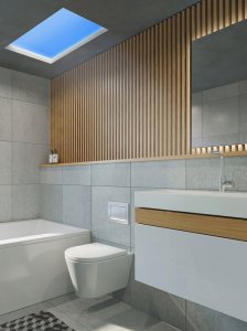 2X4ft LED Artificial Skylight Smart Home Wifi Control Ceiling Lamp Indoors - 160W - Tunable CCT - Dimmable - 1800~10000K