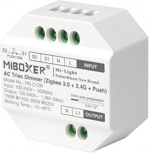 TRIC1ZR Mi-Light ZigBee TRIAC Dimmer