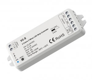 1CH*5A 12-24VDC 2-Wires WW+CW CCT Controller V2-S