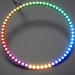 NeoPixel 60 Ring - 5050 RGBW LED w/ Integrated Drivers - Warm White - ~3000K