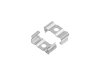 ALU-1206 LED Aluminum Channel - Surface - For Strips Up To 12mm - Silver - 1m / 2m - Frosted Lens