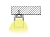 ALU-1604 Aluminum Channel - Surface / Hanging mount - For Strips Up To 17mm - Silver - 1m / 2m - Frosted Lens