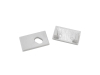 ALU-1911 LED Aluminum Channel - Surface - For Strips Up To 10mm - Silver - 1m / 2m - Frosted Lens
