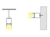 ALU-3573 Aluminum Channel - Surface / Hanging mount - For Strips Up To 30mm - Silver - 1m / 2m