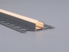 ALU-5511 Drywall LED Aluminum Channel - Recessed - For Strips Up To 12mm - 1m / 2m - Frosted Lens