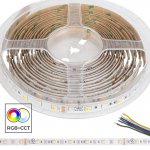 5m RGB + Tunable White LED Strip Light - Color Changing Tape Light - 12V / 24V