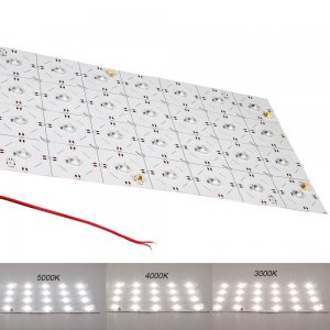 24V LED Light Sheet - 18.9” x 9.5” - 180° Optics - IP20 - XH Pin Connection - 60mm Segments