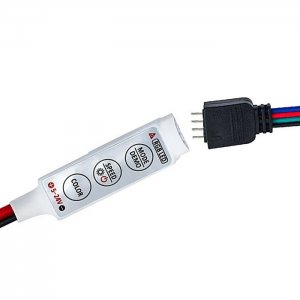 Mini RGB LED Controller - Dynamic Color-Changing Modes - 4 Amps/Channel - Mini RGB LED Controller