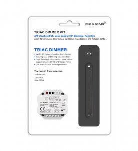 WiFi & RF Push AC Triac Dimmer Set S1-B(WT)+R11 (Tuya App)