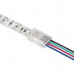 Solderless Clamp-On LED Strip Light to Wire - 10mm RGB Strips - 22 AWG