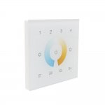 Sunricher DMX Dual Colour (CCT) Four Zone Wall Panel White (Low voltage)