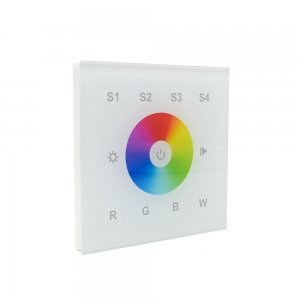 Sunricher ZIGBEE RGBW 1 Group 4 Scene Wall Panel White (Mains voltage)
