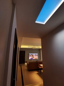 1X6ft LED Artificial Skylight Smart Home Wifi Control Ceiling Lamp Indoors - 180W - Tunable CCT - Dimmable - 1800~10000K