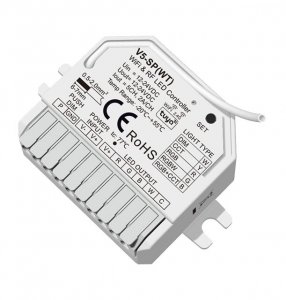 5CH*2A 12-24VDC WiFi & RF CV Controller V5-SP(WT) (Tuya App)