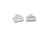 ALU-1305 LED Aluminum Channel - Surface - For Strips Up To 16mm - Silver -1m / 2m - Frosted Lens