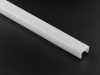 ALU-2121 LED Aluminum Channel - Surface - For Strips Up To 16mm - Silver - 1m / 2m - Frosted Lens