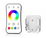 1 Zone RUltrathin RGB/RGBW Touch Wheel RF Remote Controller - White / Black - R8-1 1 Zone RUltrathin RGB/RGBW Touch Wheel RF Remote Controller - White / Black - R8-1