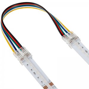 Clamp-On Jumper Connector for 12mm RGB+CCT COB LED Strip Lights