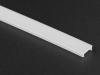 ALU-1010 LED Aluminum Channel - Surface - For Strips Up To 8mm - Silver - 1m / 2m - Frosted Lens