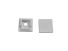 ALU-1516 LED Aluminum Channel - Surface - For Strips Up To 12mm - Silver - 1m / 2m - Frosted Lens