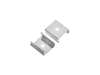 ALU-1601-R LED Aluminum Channel - Recessed - For Strips Up To 13mm - Silver - 1m / 2m - Frosted Lens