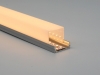 ALU-2005A LED Aluminum Channel - Surface - For Strips Up To 27mm - Silver - 1m / 2m - Frosted Lens