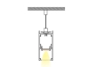 ALU-3575 Aluminum Channel - Surface / Hanging mount - For Strips Up To 19mm - Silver - 1m / 2m