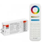 MiBoxer 3-in-1 Wireless LED Strip Light Controller with Lever Connectors - RGB / RGBW / RGB+CCT - Hubless - 6 Amps / Channel - 12-24 VDC - Optional Remote