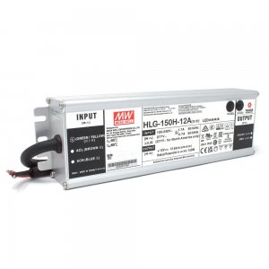 MEAN WELL | HLG-150H-12A Power Supply (12V, 150W Constant Voltage)