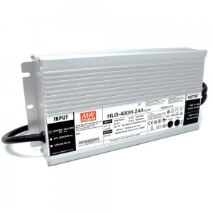 MEAN WELL | HLG-480H-24A Power Supply (24V, 480W Constant Voltage)