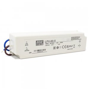 MEAN WELL | LPV-60-5 Power Supply (5V, 40W Constant Voltage)