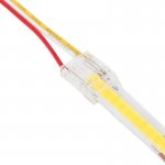Clamp-On Power Wire for 10mm Tunable White COB LED Strip Lights