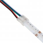 Clamp-On Pigtail Wire for 12mm RGBW COB LED Strip Lights