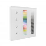 Sunricher DMX 4 x Channel Double Touch Slider Wall Panel White (Low Voltage)