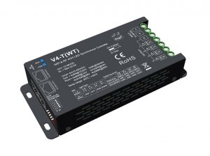 WiFi & RF Synchronous 4 CH LED Controller V4-T(WT) - 12-48VDC