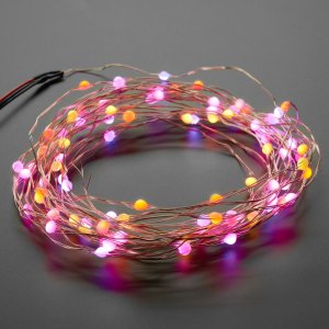 Fixed Address NeoPixel LED Fairy Lights - 100 Wired LEDs